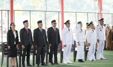 Wabup Bolsel Lantik Pejabat Administrator, Pengawas dan Pj Sangadi